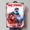Classic Movie Poster Sicario Movie Metal Sign Vintage Decoration Living Room Custom Tin Plates for Wall Art Decoration Retro