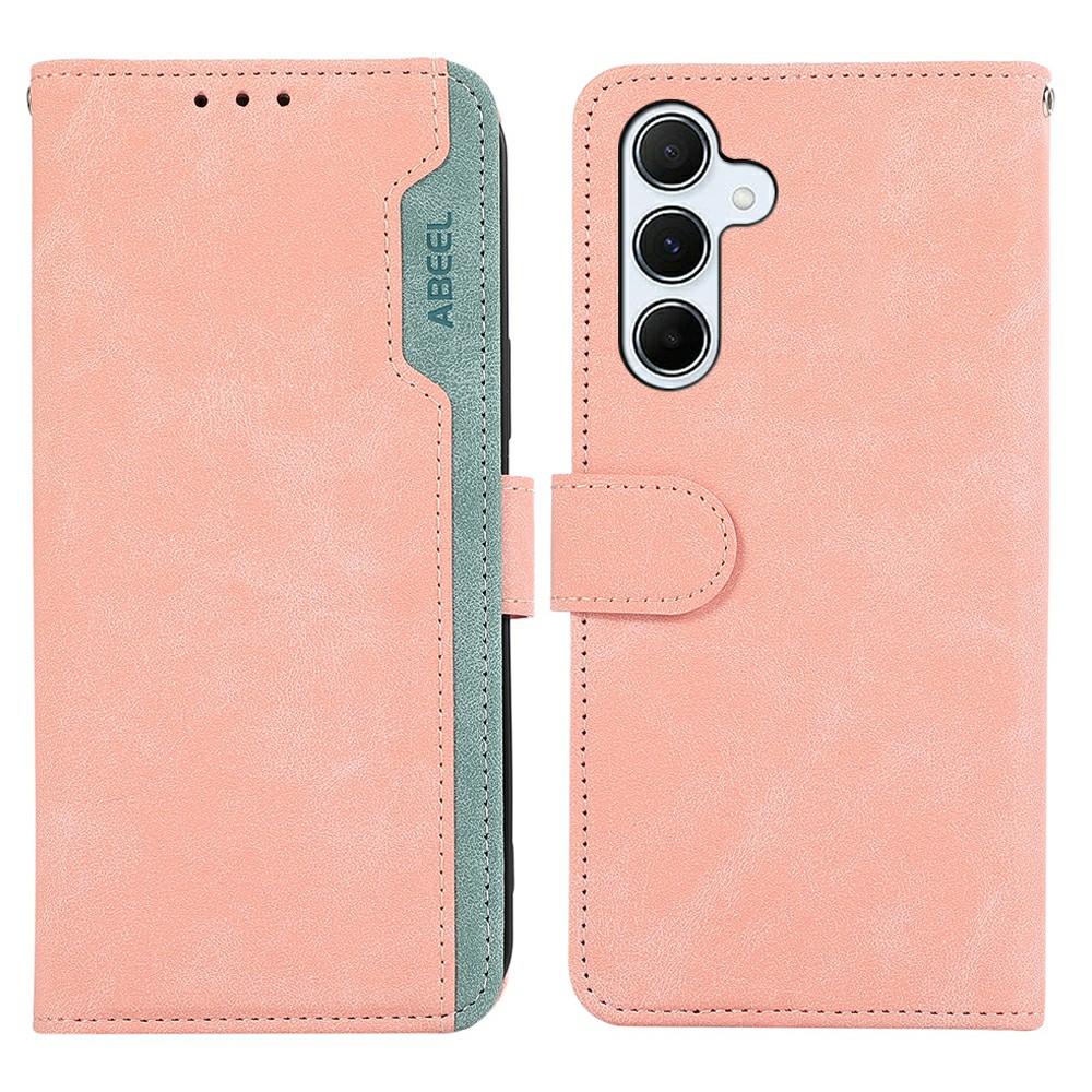 ABEEL For Samsung Galaxy S26+ Case Color Splicing Leather Flip Phone Cover RFID Blocking