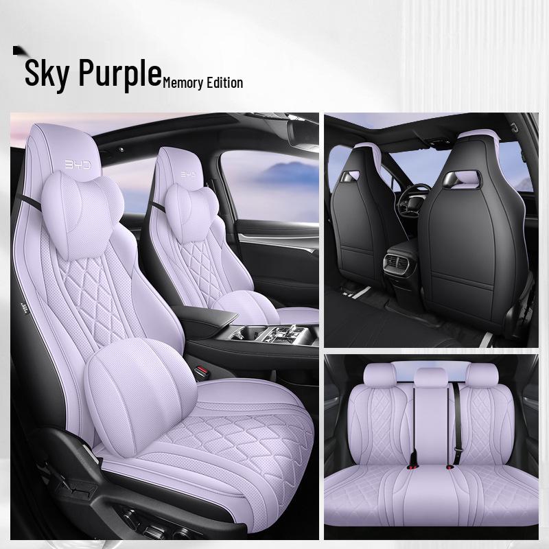 BYD Sea Lion Universal Car Seat Cushion - New Model, Full Leather, All-Season