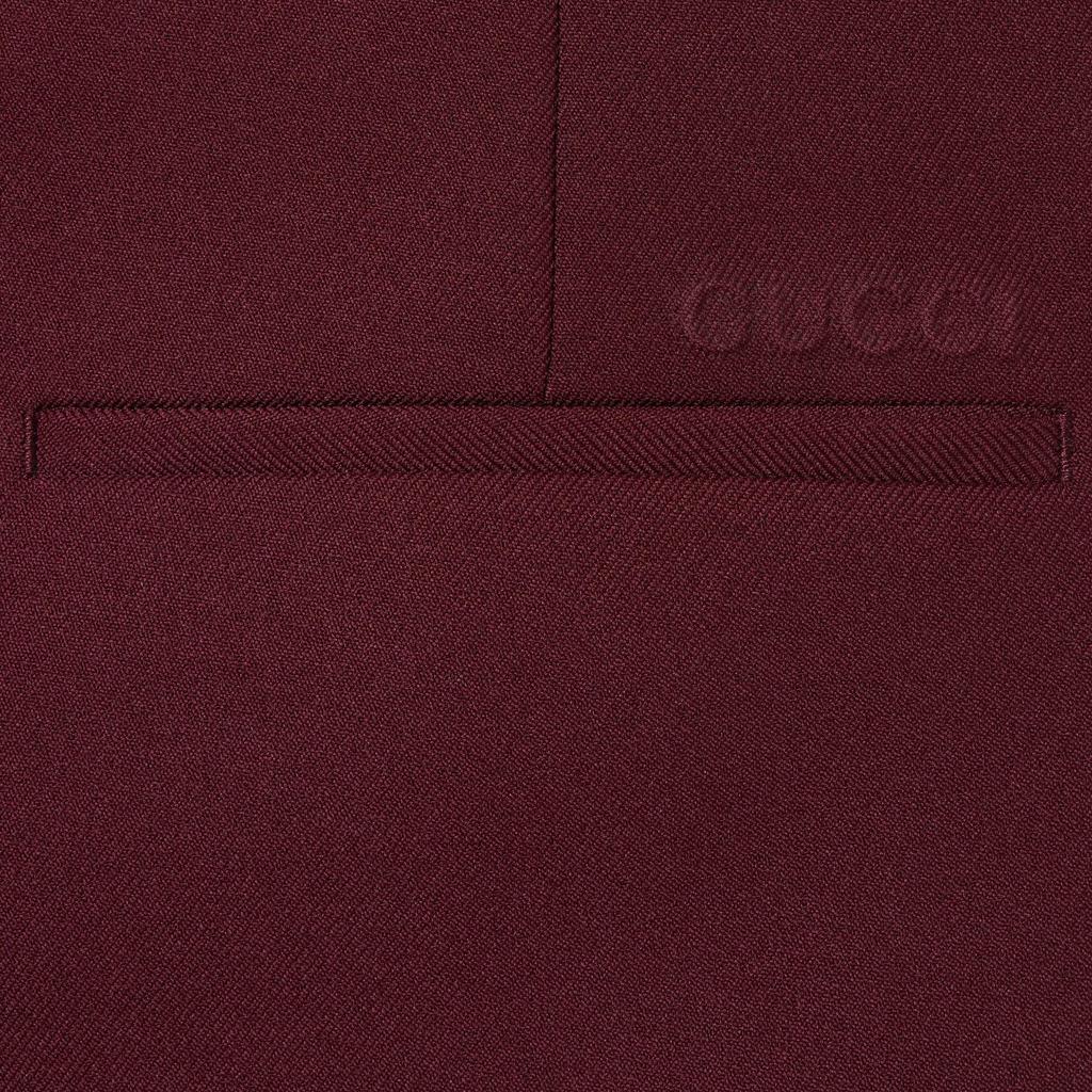 Gucci FW24 Повседневные брюки мужские Бордовый 793801-Z7AFT-2306