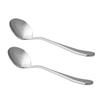 Watchget Coffee Cupping Spoon 304 Stainless Steel Coffee Spoon Coffee Shop Use At Home Cocoa Flour Easy To Remove Cupping Spoon Silver 2 Pieces