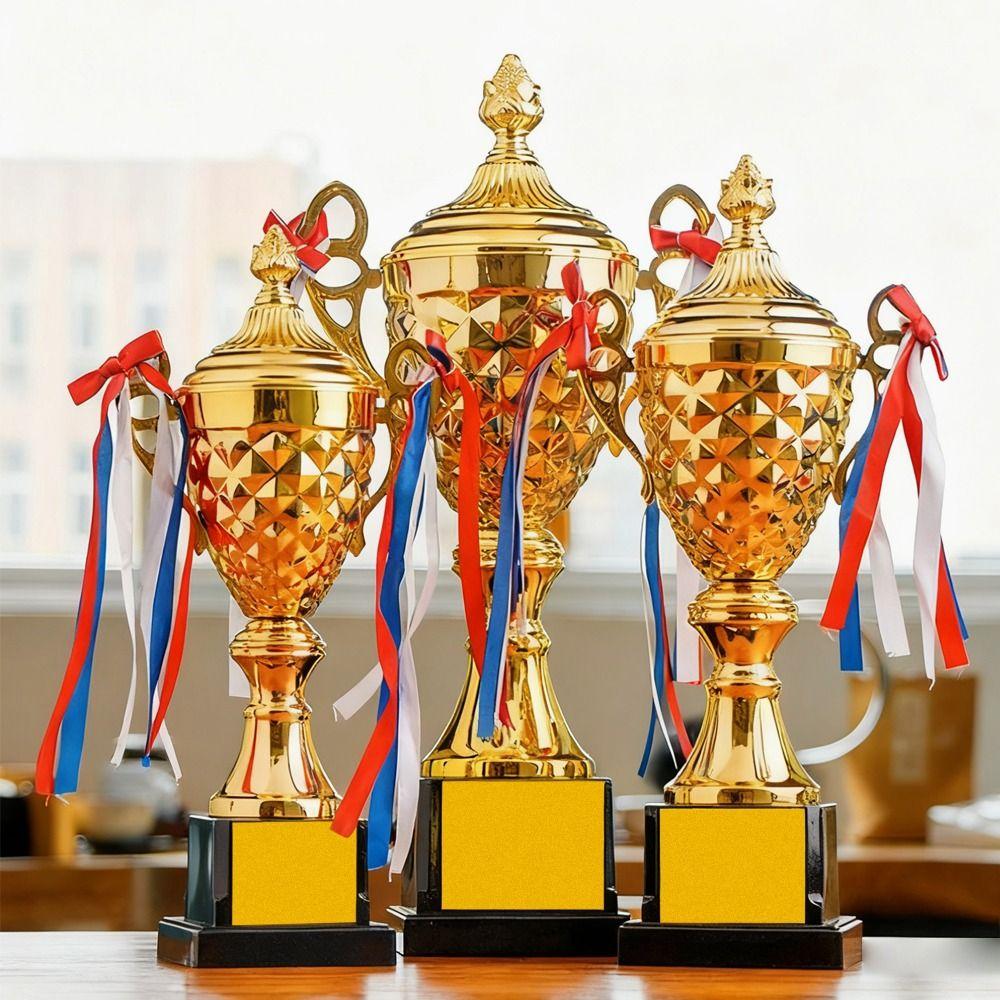 Metal Material Metal Trophy Creative Award Sport Trophy Gold Trophies Birthday Gifts