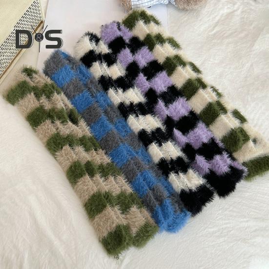 Women Long Scarf Color Block Striped Print Thin Long Scarf Cold Weather Scarf Neck Wrap Fashion Accessory