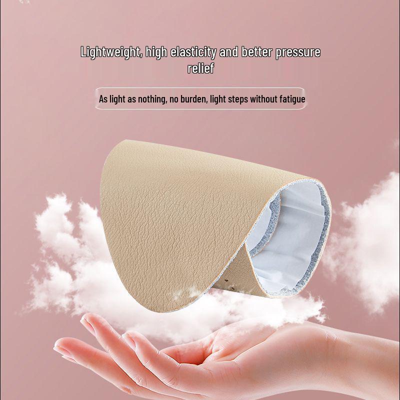 Женские ультратонкие самоклеящиеся стельки на острый каблук - Мягкие, влагопоглощающие, дышащие, дезодорирующие, натуральная коровья кожа.