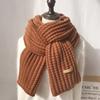 Thick, Chunky Knit Long Warm Scarf for Women and Men, Suitable for Travel and Office Use, Made of Cashmere for Winter Warmth.