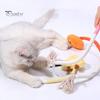 Игрушки для кошек из хлопковой веревки, интерактивная игрушка для чистки зубов, жевательная игрушка с кошачьей мятой, устойчивая к укусам, плюшевые фигурки, игрушка-веревка для домашних кошек