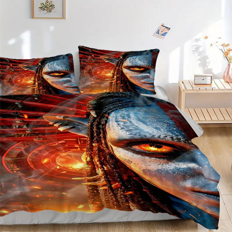 Avatar Frontiers Pandora Print 3Pcs Bedding Setduvet Cover With 2 Bedropillowcase Home Birthday Gift