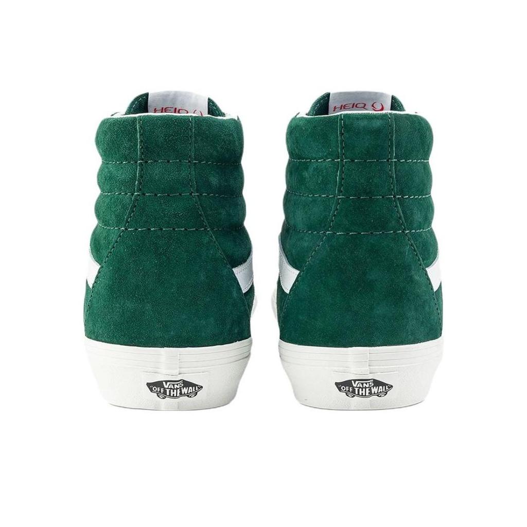 Vans Sk8-Hi Мужские Зеленый Замшевый Утепленный Воротник Боковая Полоска VN000BW7EME