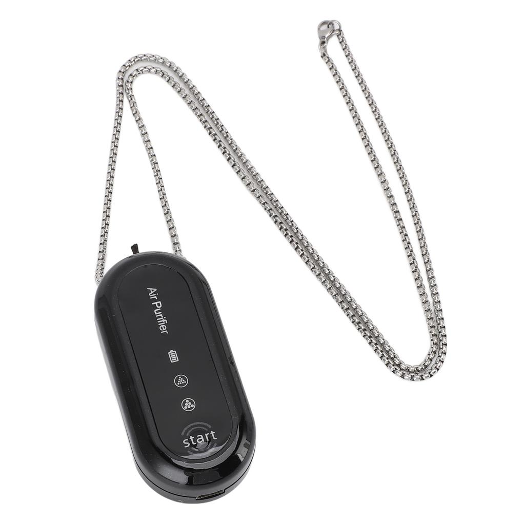 Перезаряжаемый персональный очиститель воздуха-ожерелье, носимый портативный очиститель воздуха с отрицательными ионами для путешествий на открытом воздухе