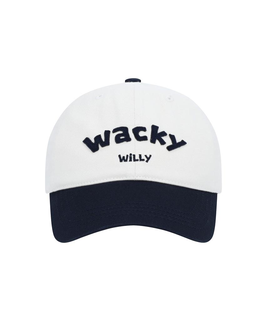 Кепка с аппликацией WACKY WILLY и контрастными деталями (3 цвета)