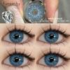 FUNSACHY 2 шт. Зеленые контактные линзы Натуральная красота Высококачественные цветные линзы Красота Косметика Макияж Ученики Глазные линзы Ежегодно