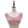 Garment Multicolor Sewing Supplies Wedding Craft Floral Neckline Applique Lace Collar Lace Fabric