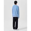 8SECONDS Turck Detail Round Knit Sky Blue