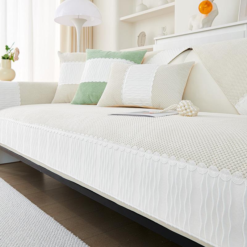 Simple Modern Corduroy Sofa Cover Sofa Cushion Four Seasons Backrest Towel Cover Cloth Non-Slip Seat Cushions