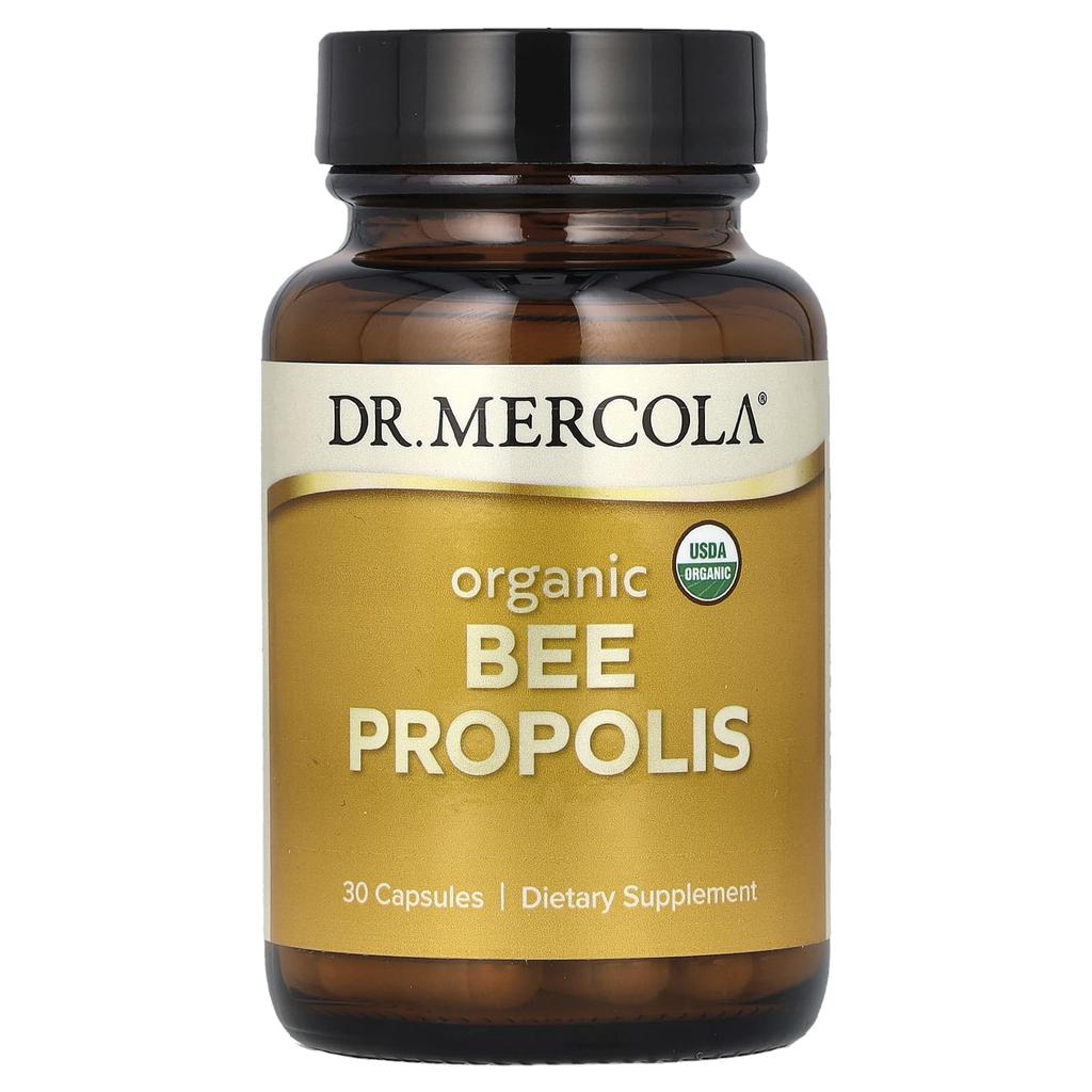 Доктор. Mercola, Органический пчелиный прополис, 30 капсул