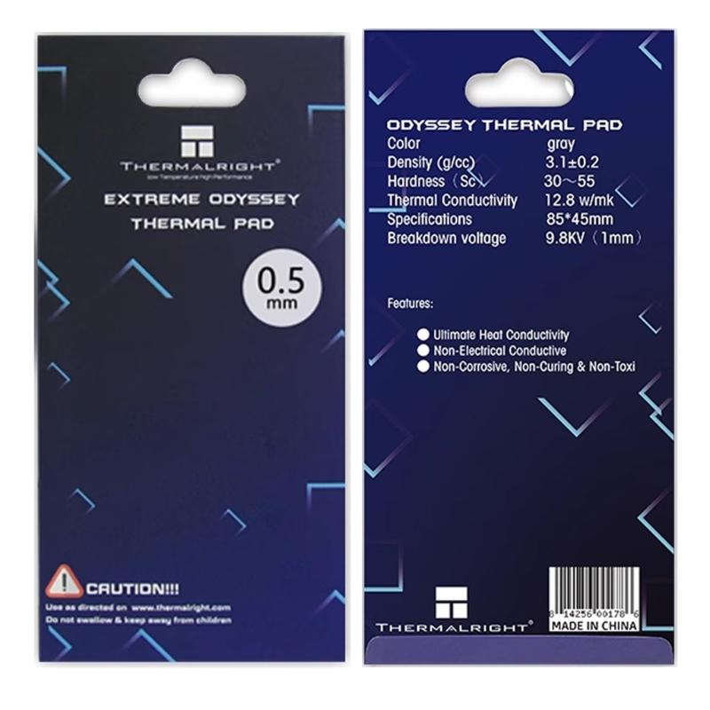 Silicone Baseds Thermals Conductivity Pad for Electronics Cooling Long Heat Transfer Materials