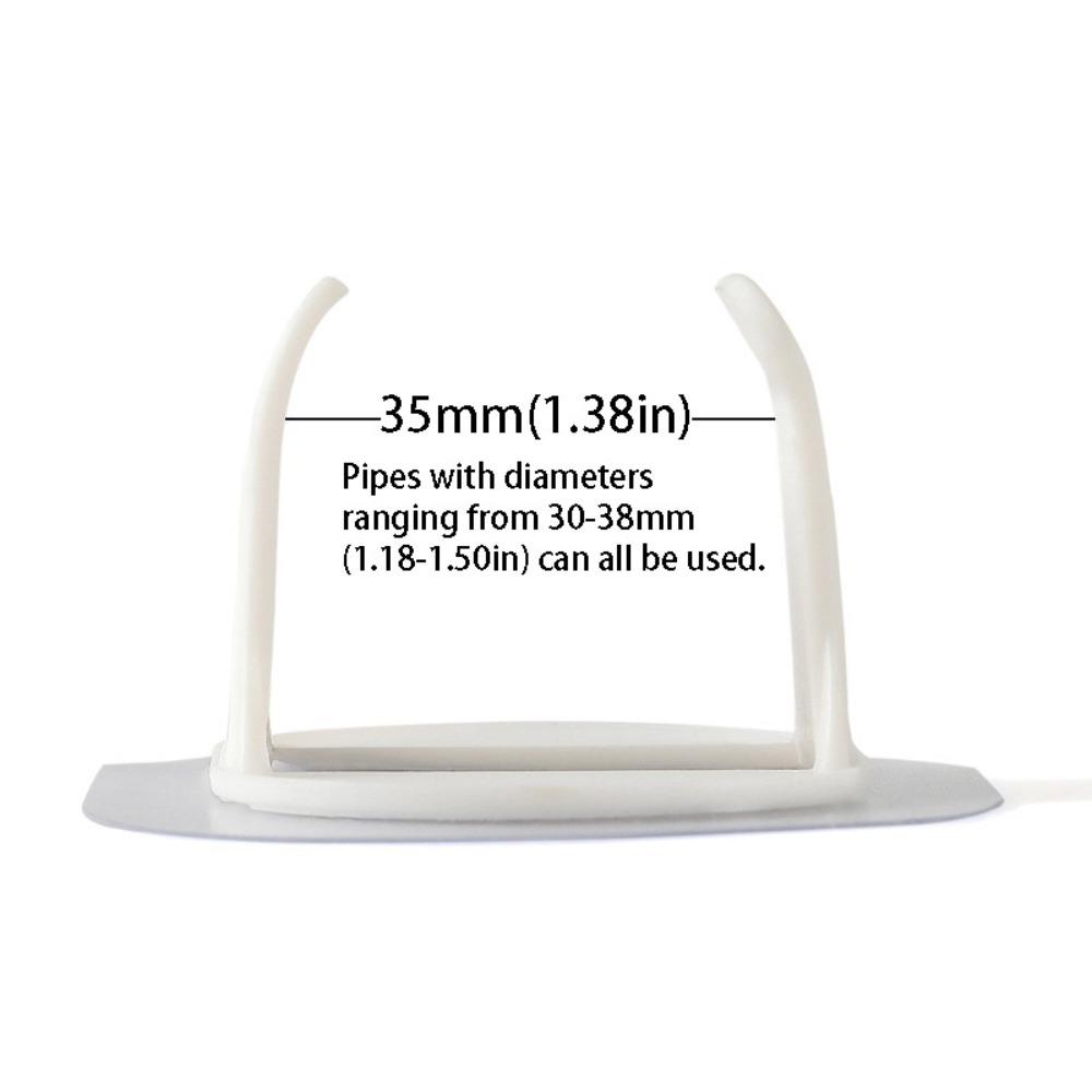 Self-adhesive Cable Clips Plastic Pipe Support Fasteners Pipe Holder Fasteners  Wiring Hose Clamp
