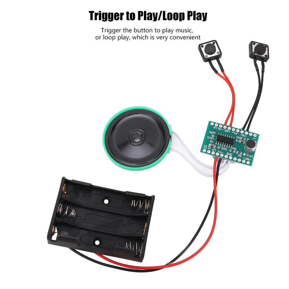 30 Second Recordable Voice Module Loop Playback Voice Sound Chip Christmas Gifts