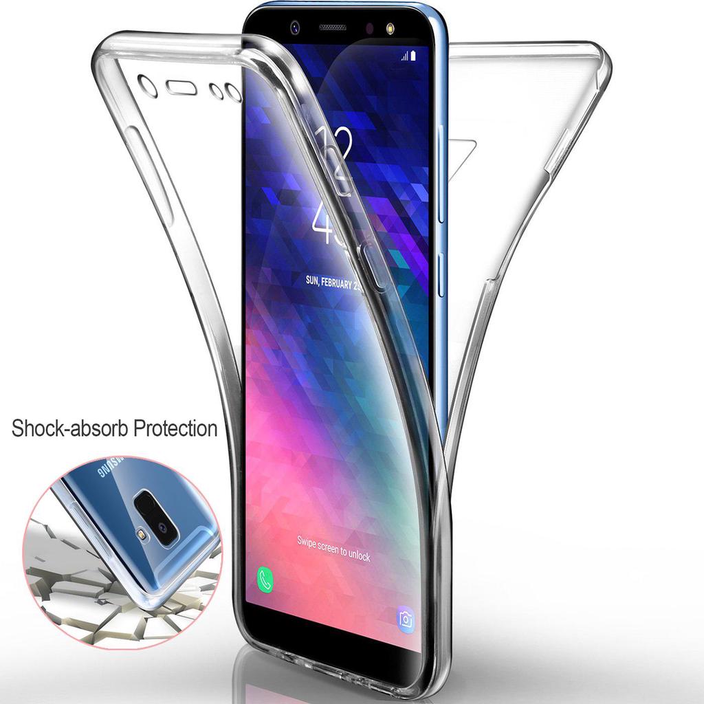 360 Full Body Hard PC Back + Soft TPU Front Phone Case Clear Cover для Huawei Samsung Xiaomi iPhone