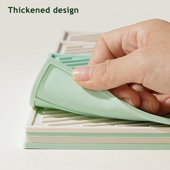 Силиконовый коврик для сушки посуды для кухонной столешницы, быстросохнущий, термостойкий, подставка для кастрюль, силиконовый коврик, нескользящая подкладка для защиты разделочной доски