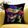 GGuns N RRoses World Various Sizes Square Pillow Case For Car Home Bedchamber Decor