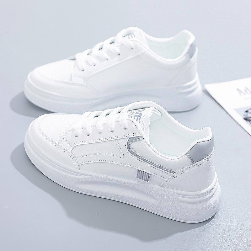 Fashion Women Shoes Summer Breathable White Sneaker Thick Sole Platform Tennis Women Running Shoes Female Casual Sneaker