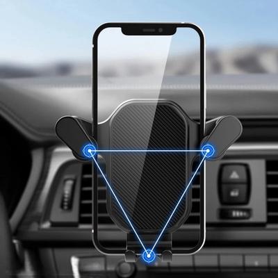Автомобильный держатель для телефона Крепление-клипса на вентиляционную решетку Подставка для мобильного телефона Смартфон Поддержка GPS 4,7-6,7 дюймов Мобильный для iPhone Samsung Xiaomi