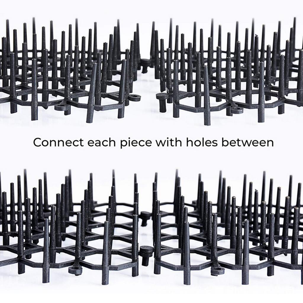 10 шт. репеллентные коврики + 10 шт. U-образные ногти садовые полоски от колючек Dig Stop репеллент для кошек и собак
