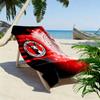 Tijuana Logo Print Beach Towel, Large Soft Quick Dry Towel for Beach Camping Swimming