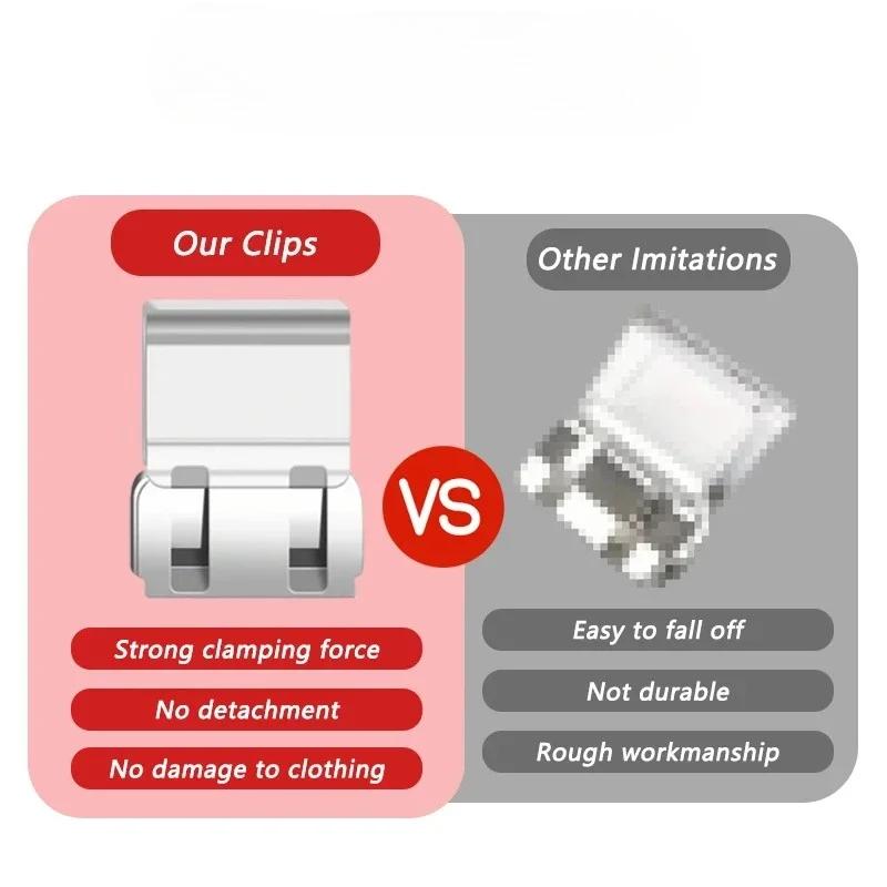 Pants Leg Shortening Clips Fixing Clips Non-slip Sewing Clips Concealed Pant Leg Clips Craft Accessories Seamless Garment Clips