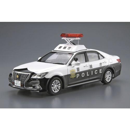 Aoshima Bunka Kyozai (AOSHIMA) 1/24 The Model Car Series No. 129 Toyota GRS210 Crown Patrol Car (Patrol Use) '16 Plastic Model