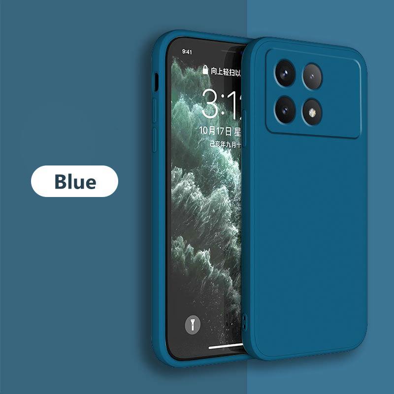 Для Poco X6 X 6 Pro Pocox6 Pro Чехол квадратный жидкий силиконовый мягкий чехол для Xiaomi Poco X6 X 6 Pro Pocox6 Pro 5G чехол для телефона