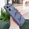 Чехол для телефона 'Цветущие ирисы' для Xiaomi Redmi Note 14 13 12 12S 11 11S 10 10S 9 9S Pro Plus 4G 5G Жидкий силиконовый чехол