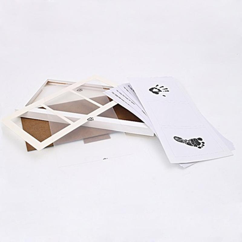 Памятник новорожденному, чернильная ручная фоторамка с принтом ног, детская фоторамка «сделай сам», отпечаток руки, фоторамка, растущие сувениры, отпечаток лапы