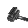 60 см OBD2 16-контактный удлинительный кабель с разъемом «папа-мама» и прямым углом с диагностическим инструментом кабеля переключателя OBD