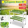 54 Holes Hydroponic Piping Site Grow Kit Deep Water Culture Planting Box Gardening System Nursery Pot Hydroponic Rack 110-220V