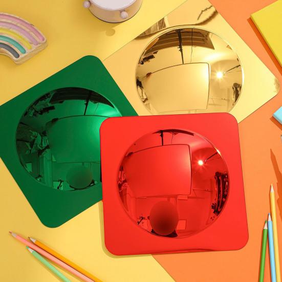 3 шт. Сенсорное зеркало-пузырь на стену Интерактивное акриловое зеркало для детей Детский сад Сенсорная комната Декор для научного класса Сенсорная игрушка