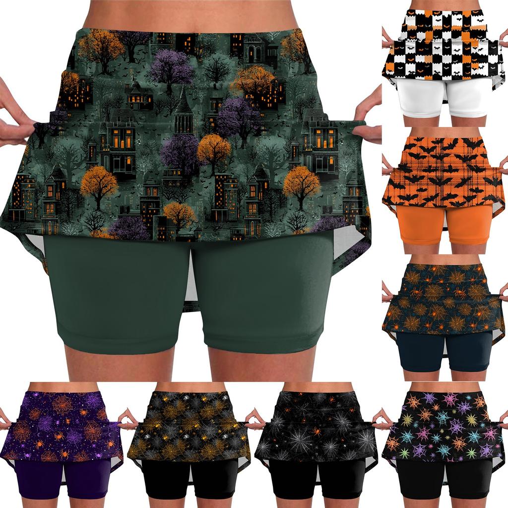 Эластичные брюки-кюлоты для йоги для женщин, спортивные шорты с принтом, легкие узкие бегуны с высокой талией