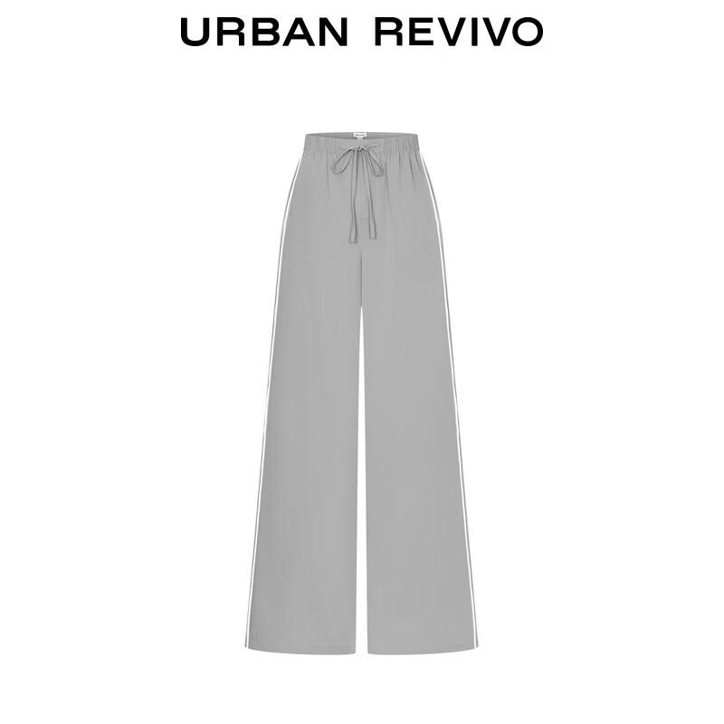UR Women's Elastic Waist Drawstring Wide-Leg Pants