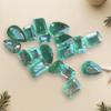 Natural Zambian Emerald Mix Shape Lot, Emerald Gemstone, All Size Mix Shape Stone For Making Jewelry.