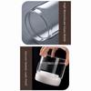 Manual Coffee Bean Storage Jar Press Type Glass Coffee Jar Vacuum Sealed Jar  Kitchen Storage