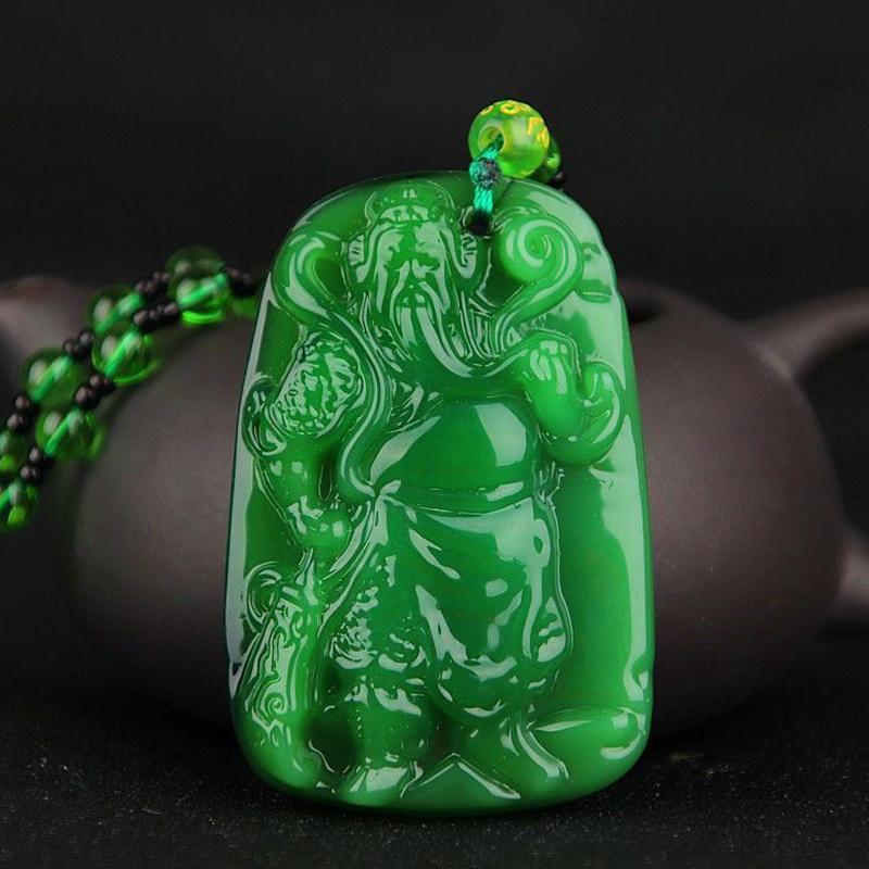 Classic Natural Chinese Agate Pendant Jade Necklace Charm For Women Men Jewelry Carved Blessing Lucky Amulet Gifts