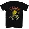 Черная unisex футболка Rocky Stallion Fade Slim Fit