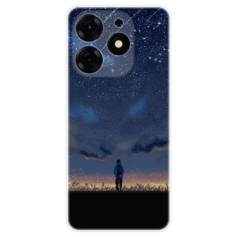 Для Tecno Spark 10 Pro Spark10 чехол Мягкая силиконовая задняя крышка модный чехол для телефона с мультяшным рисунком