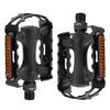 2pcs Bicycle Flat Made of Aluminum Hollow For Mountain Road Replacement Durable Pedals, Pedals, Alloy, Lightweight, Design, Double-sided Pedal,