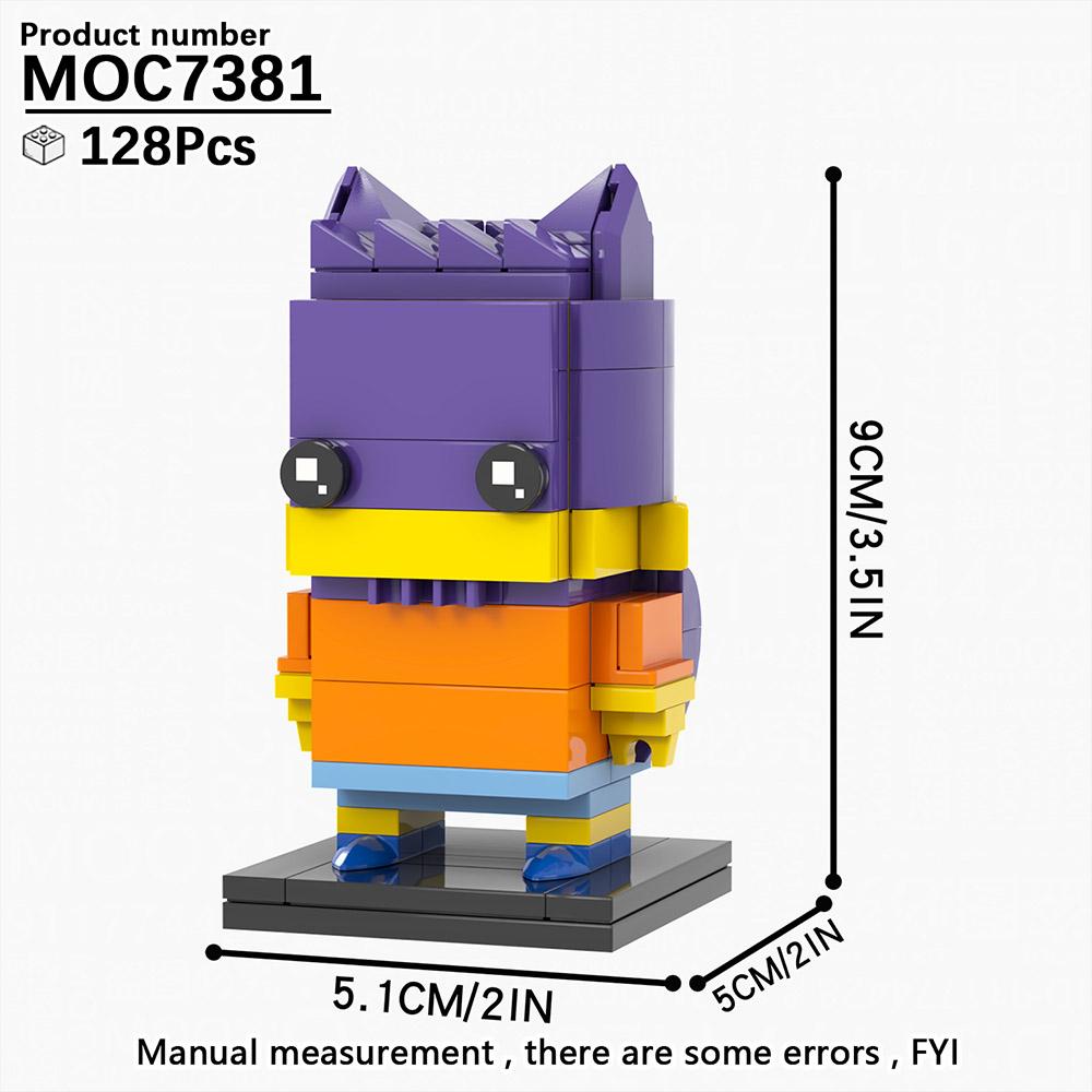 MOOXI Симпсоны Brickheadzed DIY Диорама Сборная Модель Набор Для Взрослых Набор Строительных Блоков Детская Игрушка MOC Кирпичики Монтессори Подарок