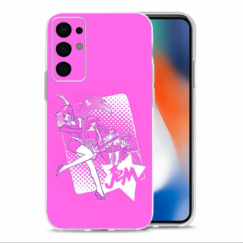 J-Jem And The Holograms Phone Case For Samsung S30,S23,S21,S22,S20,Ultra,S20,FE,lite,S10,S9,S8,PIus Transparent Shell