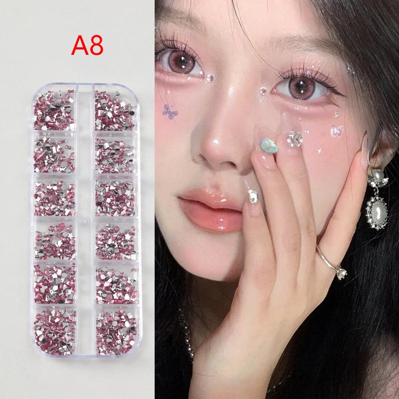 Фестивальные украшения для лица, самоклеящиеся наклейки с драгоценными камнями для тела, блестящий макияж, наклейки для лица и глаз для вечеринки