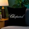 Brand C-Chopard Jewelry Pillow Case Plush Fabric Soft Double Sided Print Home Sofa High Quality Cushion Cover Throw