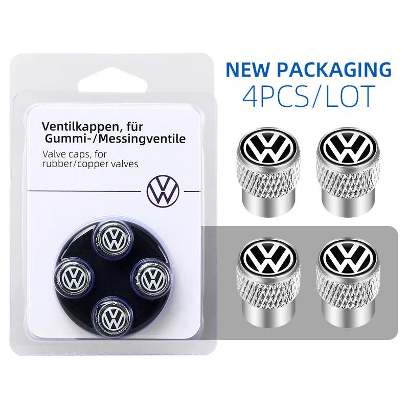 VW GTI GOLF 2026 Hot For VW VOLKSWAGEN 4pcs/set Car Tire Valve Cap Car Styling Accessories For Volkswagen Golf-5 6 7 Bora Jetta